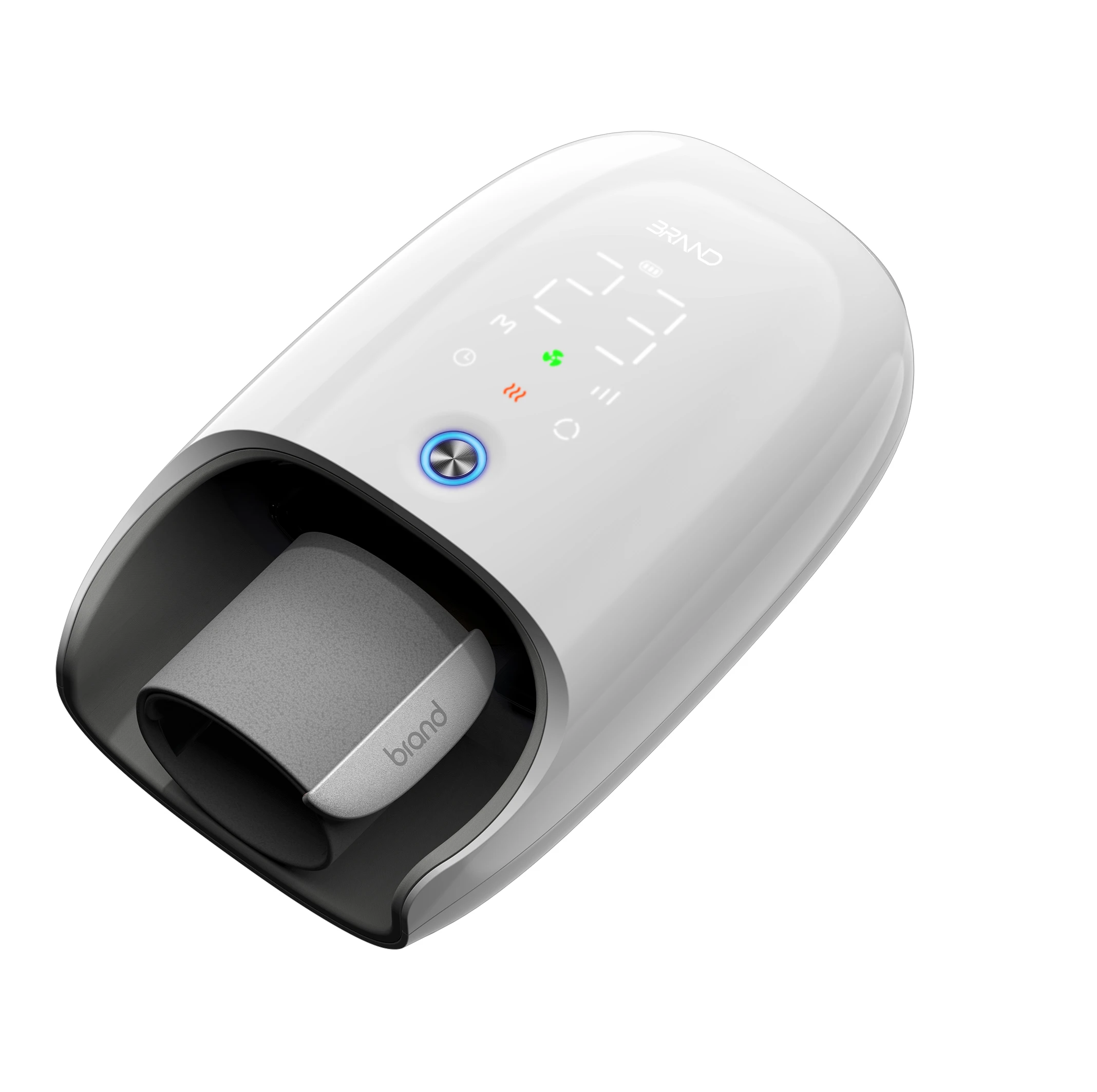 Healthpal Cooling & Heating Cordless Shiatsu Electric Hand Palm Finger Massager With Air Pressure And Heat Compression Hand Mass