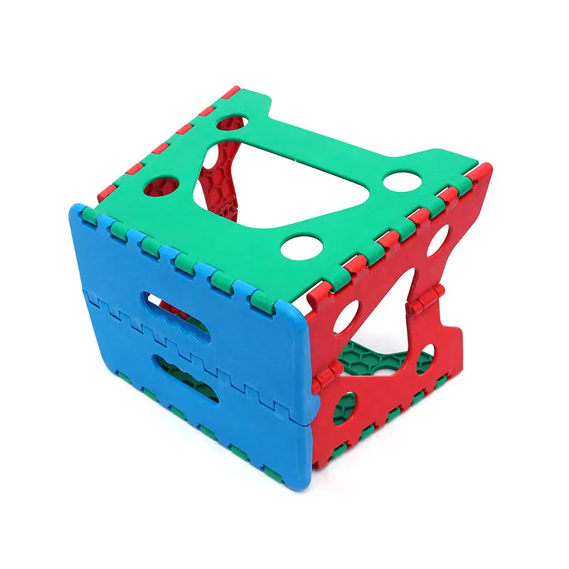 Экологичный пластиковый цветной складной стул Yiyang, мини пластиковый складной стул, цветной складной стул