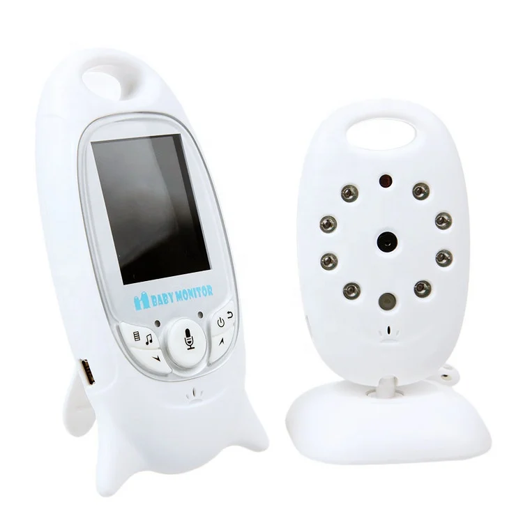 
baby monitor night vision video baby unit camera sound activated 2.0 inch parent unit temperature display 