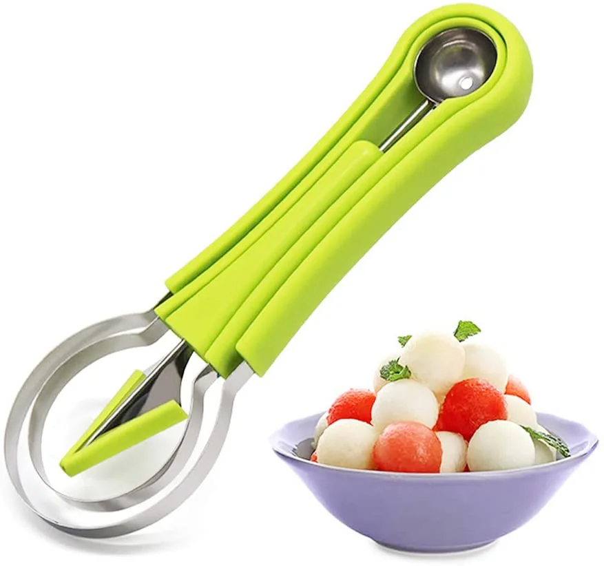 high quality 430stainless steel+pp vegetable and fruit rotary carving knife set