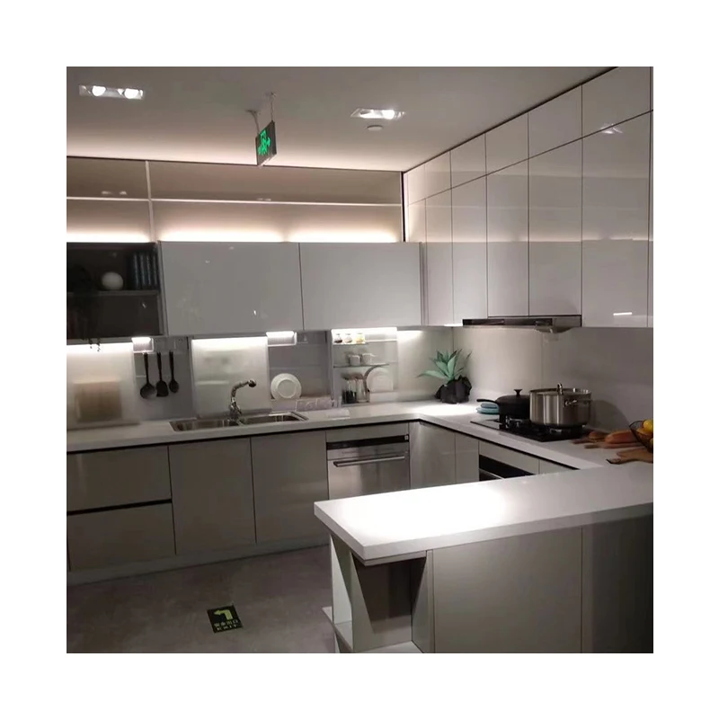 Boloni High End Contemporary Design Kitchens Particleboard Kitchen Cabinets