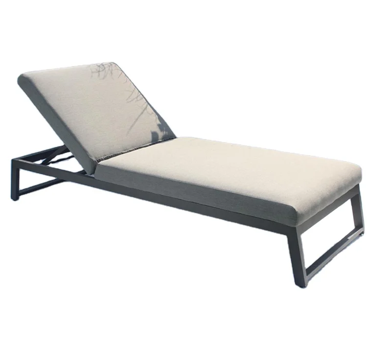High Quality Full Aluminium Frame Outdoor Garden Furniture Patio Swimming Pool  Lounge Chair