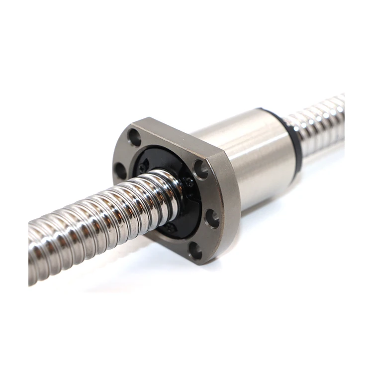 Sell High-Quality Cnc Ball Nuts Linear Guide Precision SFU1204-4  SFU1604-4 SFU1605-3 Rolled thread  Ball Screw