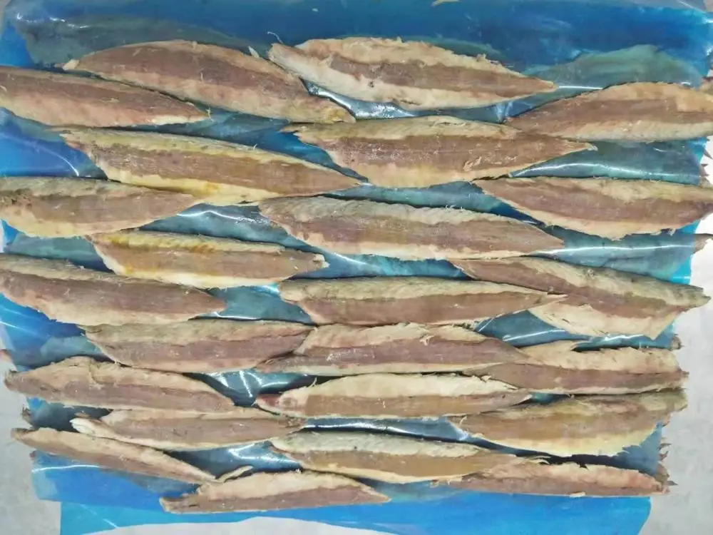 Mackerel loins interleaved 5kg single clean without red meat 10% flakes