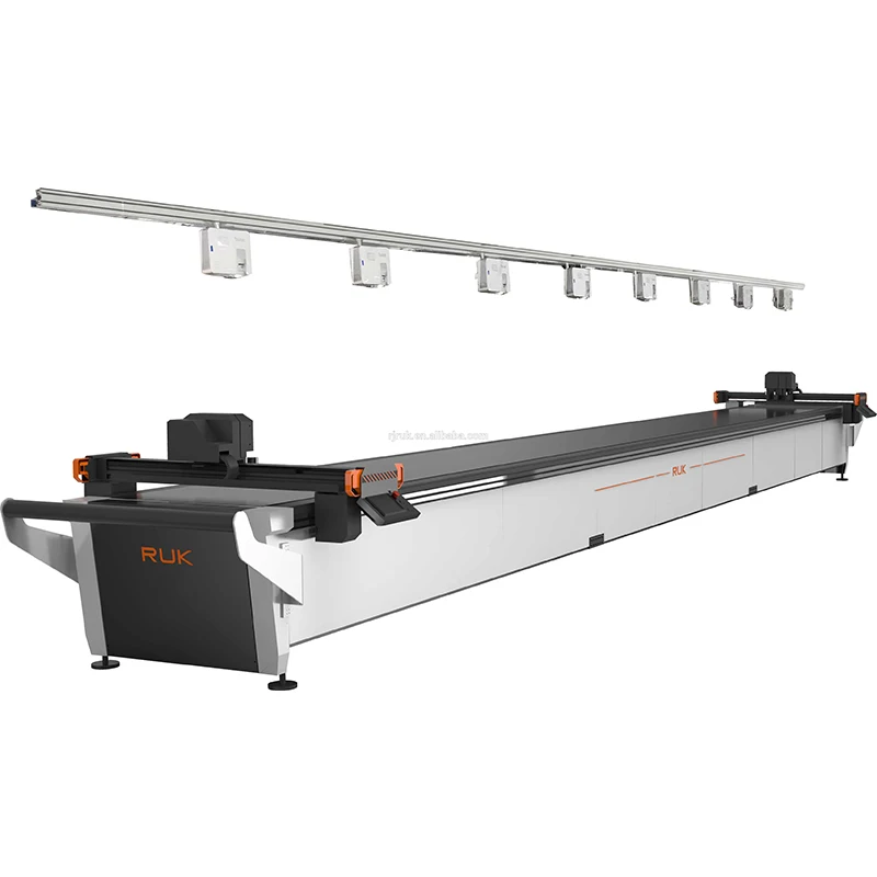 digital flatbed sofa fabric cutting plotter automatic canvas printing cutting machine printing fabric cutter plotter