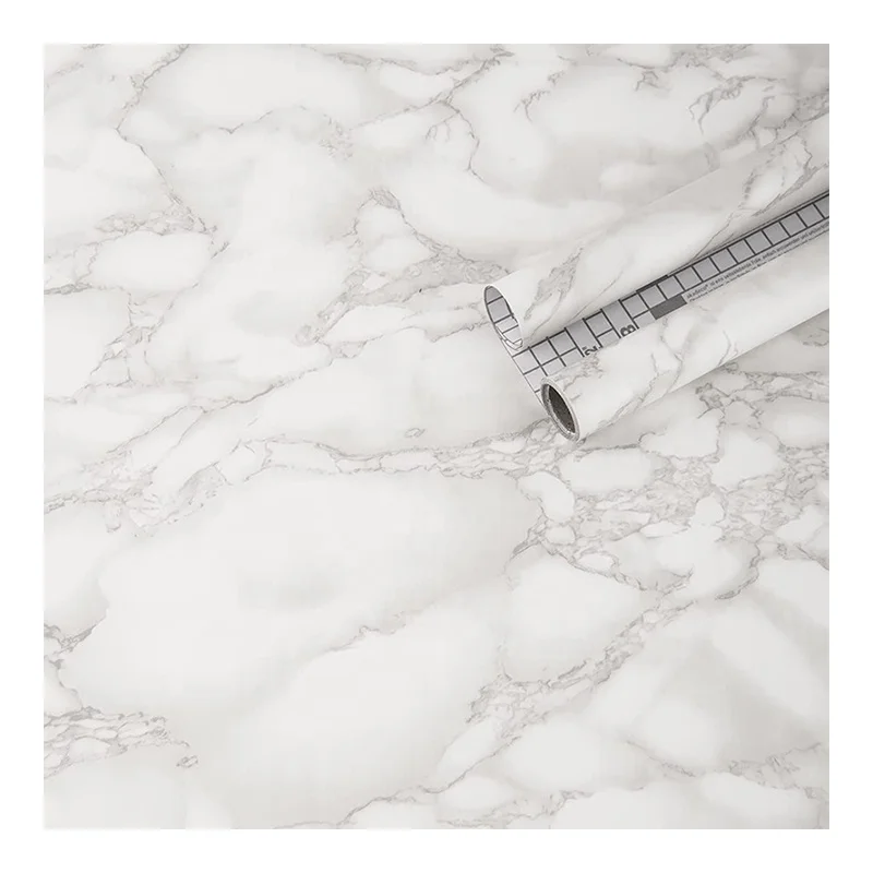 MyFanshome PVC wall paper peel and stick marble contact wallpaper waterproof kitchen marble sticker for home decoration