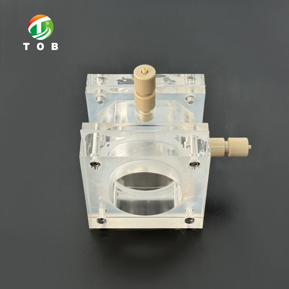 TOB China Lithium Battery Testing Equipment Zinc Air Flow Button Cell Battery Testing Device Electrolysis Cell