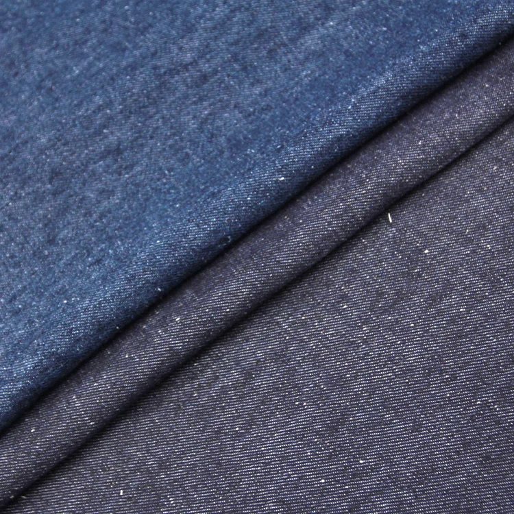 51025-55% Hemp 45% Organic Cotton Sustainable Denim Heavy Hemp Organic Cotton Stretch Twill Fabric