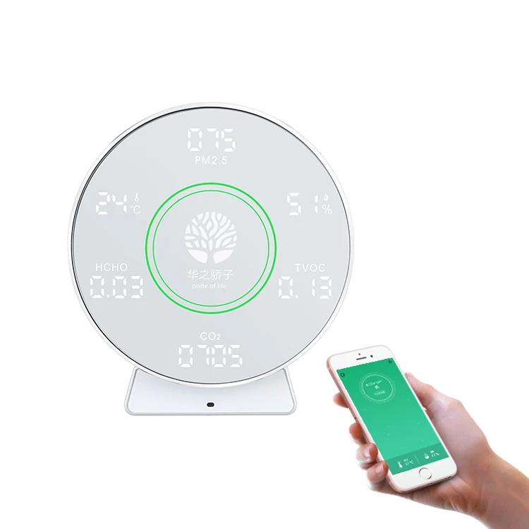  Home Table Swing WiFi Smart Measurement HCHO CO2 TVOC PM2.5 Air