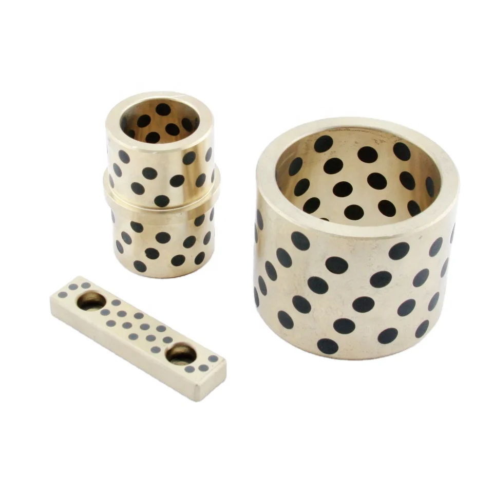 spherical graphite filled copper brass aluminum bronze bearing bushing
