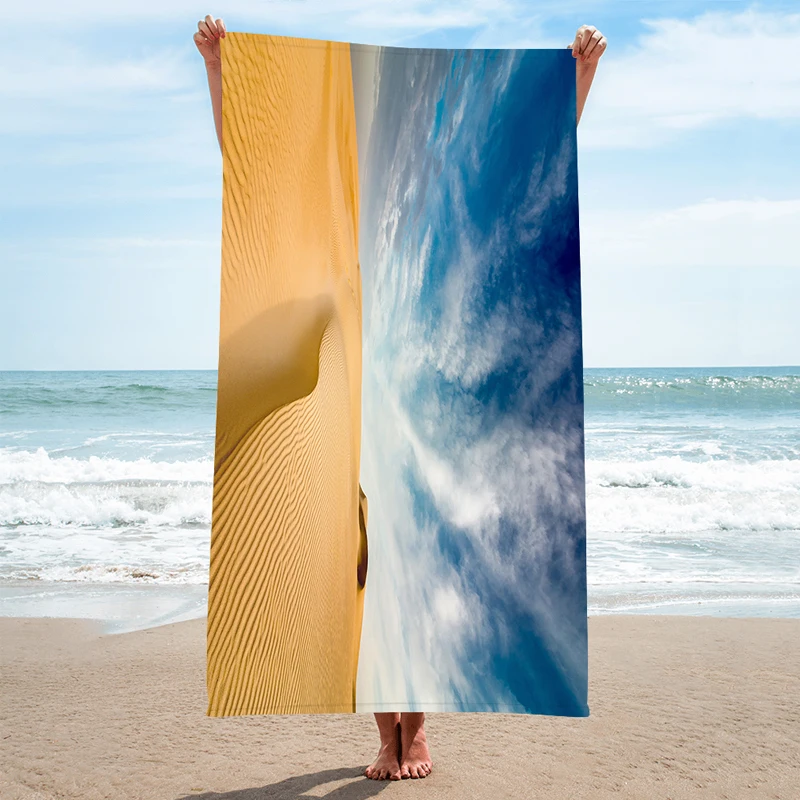 High Quality Sublimation Printing Beach Quick-Dry Towel Microfiber With