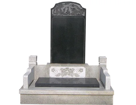 Wholesale Sample Design Gravestone Black Granite Tombstone And Monuments Headstone