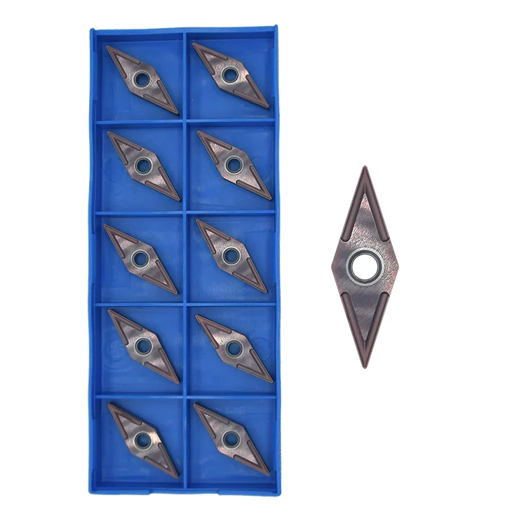 One-Stop Shopping Pcd Pcbn Machining Steel VNMG160408 Metal Cermet Lathe cutting Tools Turning Cutters Inserts