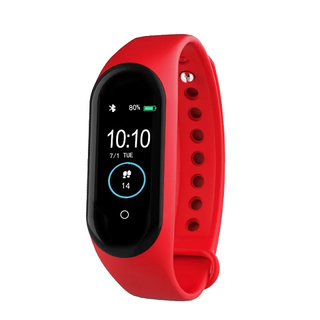 Pulsera inteligente Activity wearfit m4 Smart wrist band blood pressure Smart Bracelet instructions app download mi band 4