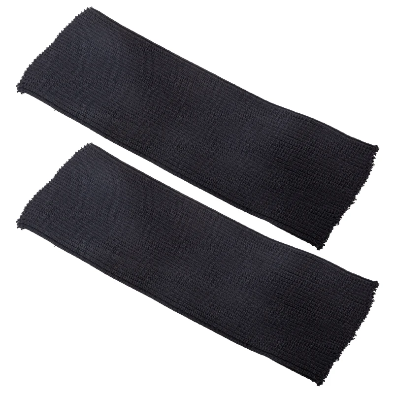 Custom Flame Retardant Rib Knit Fabric Seamless Collar Cuffs Flat Aramid 3A Knit 2+2 Spandex Rib Cuff for Woven Garment Cuffs