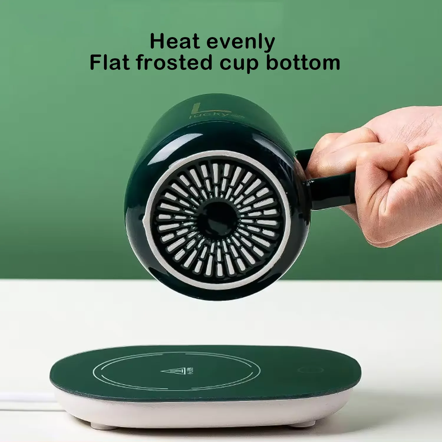 Hot Sales Temperature Control Self Heating Electric Mug Coffee Heater Cup 55 Degree Ceramic Smart Mug Warmer