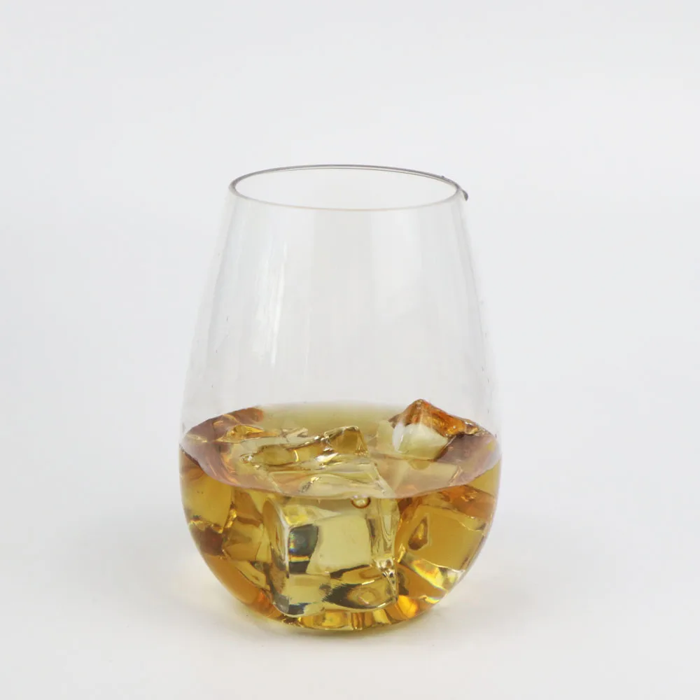 
High Quality 8oz 10oz 16oz Stemless Wine Glass New Style Unbreakable Wine Glasses drinkware for party 