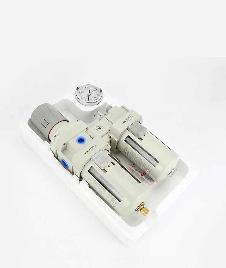 High Quality AC Series Pneumatic Compressor Air Filter Regulator Lubricator Combination SMC Type Air Source Treatment