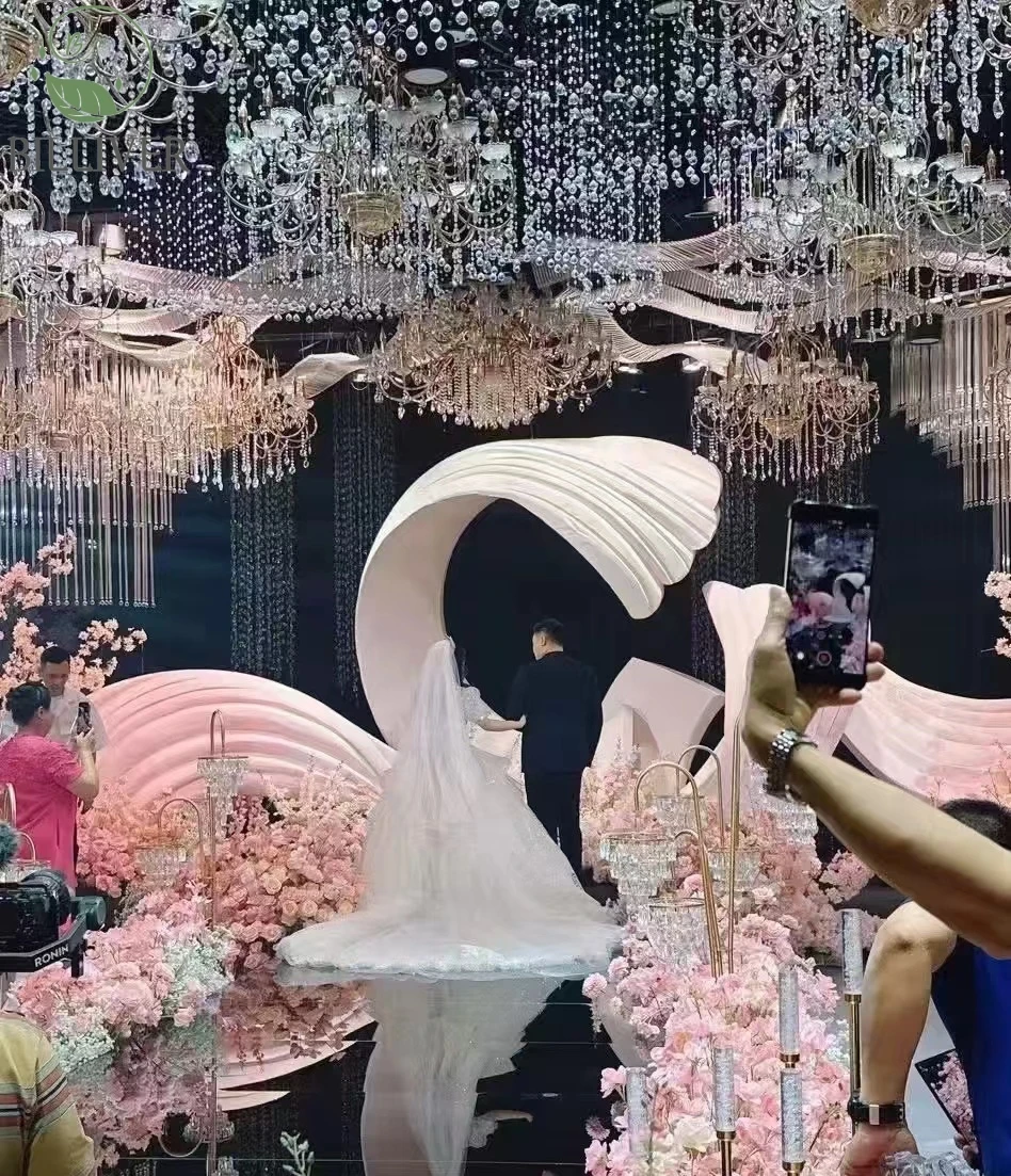 Wholesale wedding decoration chandelier hotel decoration room bedroom hall acrylic led ceiling lights