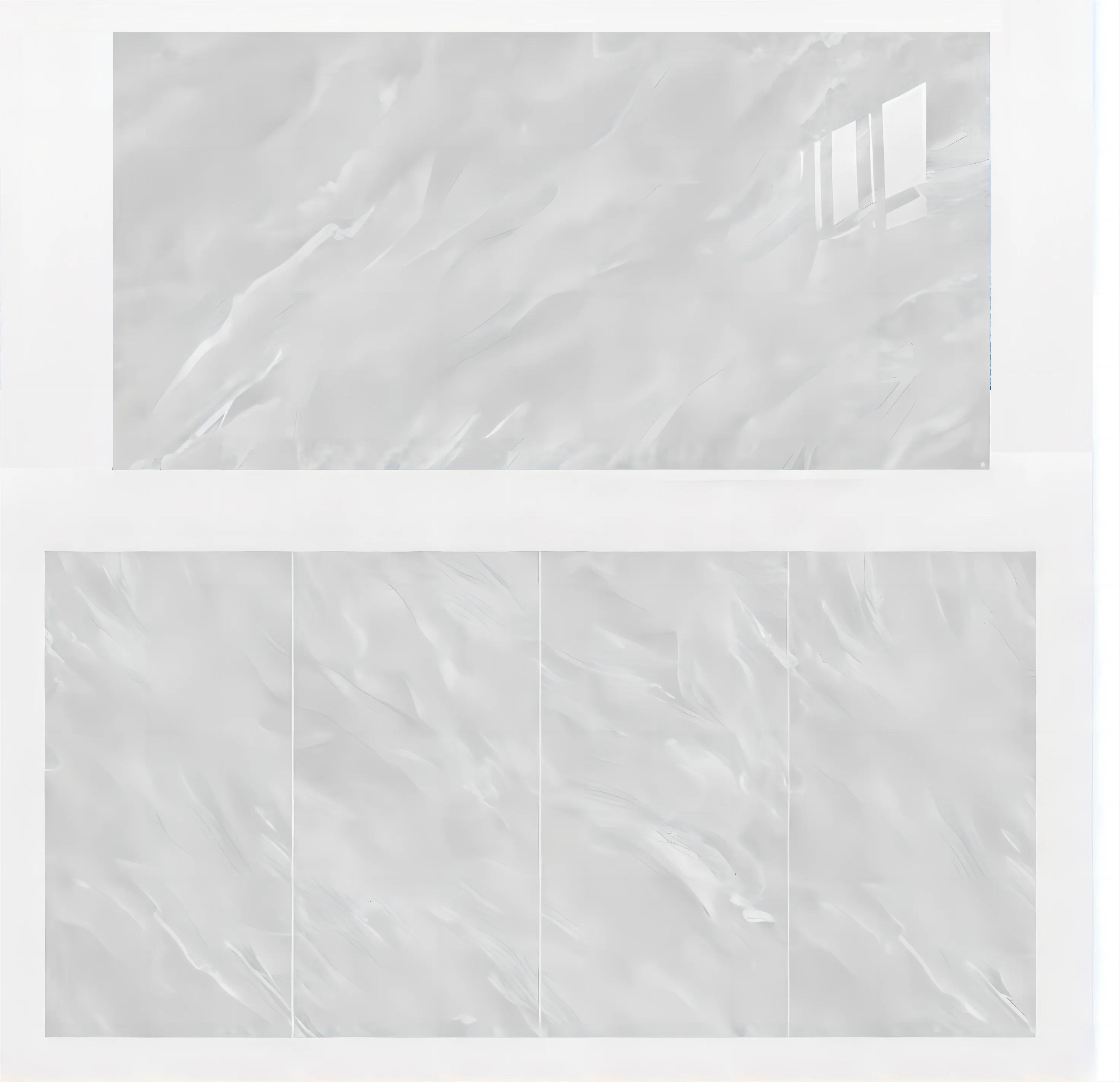 Luxury 750x1500mm polished glazed marble look slab wall tiles