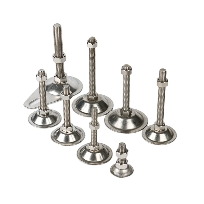 Регулируемые фиксированные ножки из нержавеющей стали 304 M8X50 мм