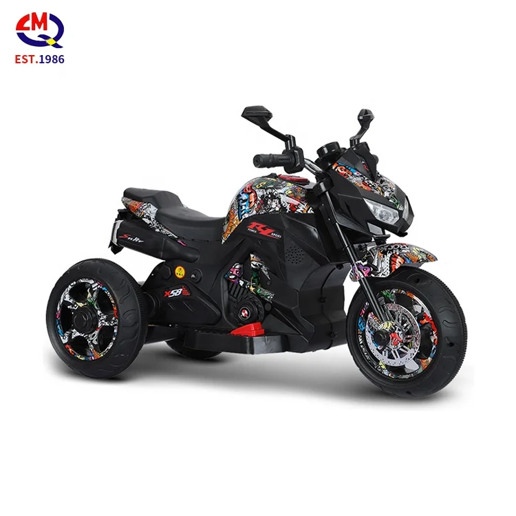 Новый дизайн, Детский Электрический мотоцикл, детский игрушечный автомобиль, большой Электрический трехколесный велосипед, детский мотоцикл с аккумулятором