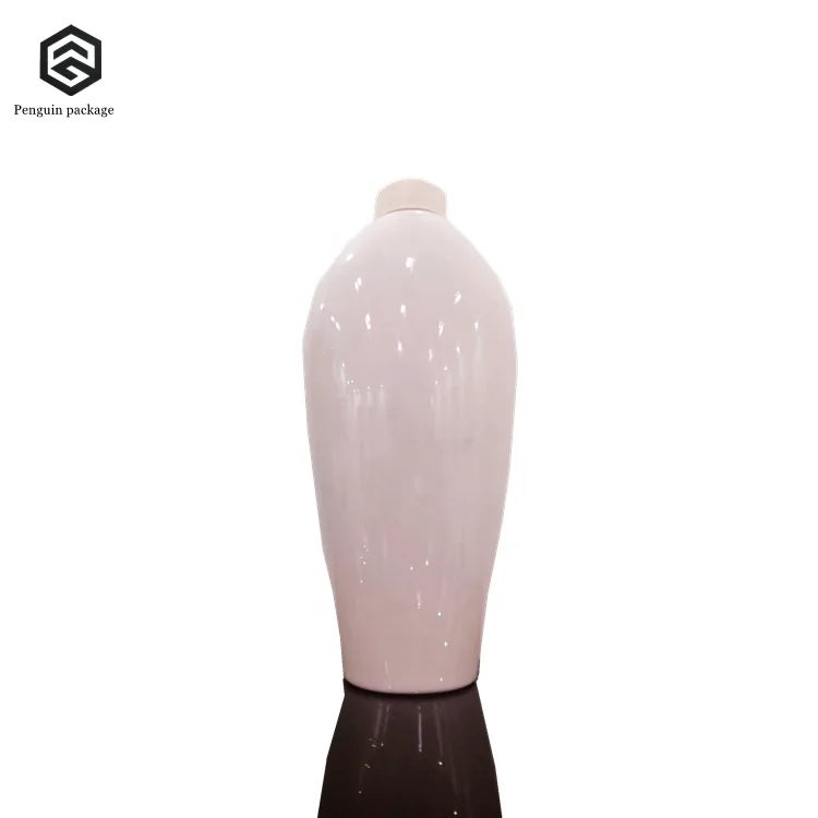 
800ml Custom Logo Square pet beauty Packing Plastic Shampoo Bottles 