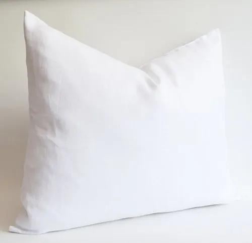 High Quality White Duck Feather and Down Cushion Pillow Insert for Wholesale