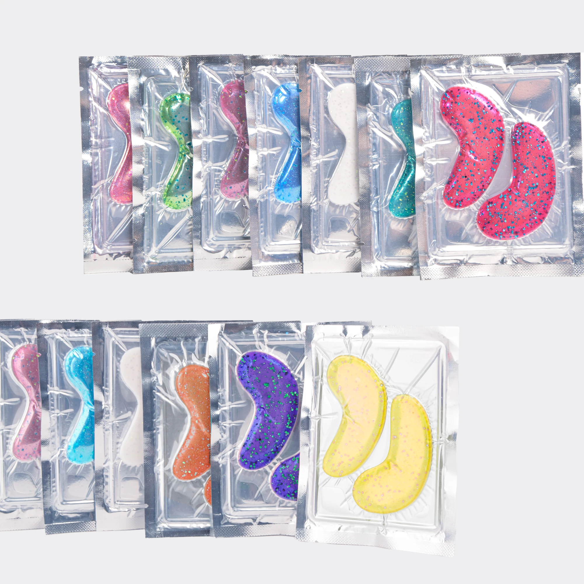 Private Label Crystal Marine Collagen Eye Patch Customized Under Marine Glitter Collagen Eye Gels Patch Marine Collagen Eye Mask