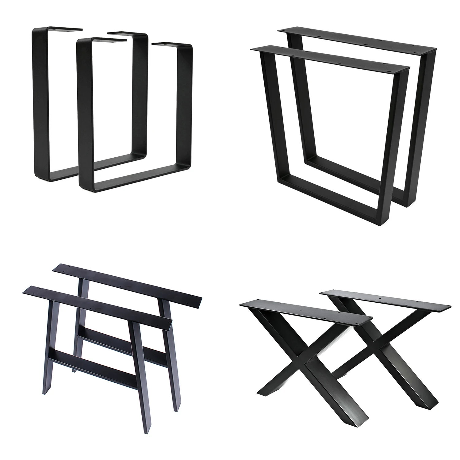 Table Legs Manufacturers Heavy Duty Furniture Office Restaurant Desk Feet Steel Industrial Cast Iron Dining Table Legs Metal
