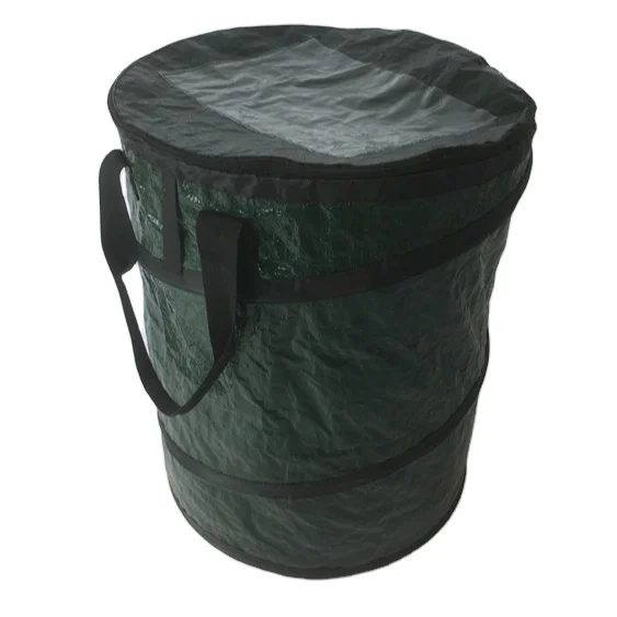 Collapsible pop up outdoor portable wholesale kitchen foldable trash can