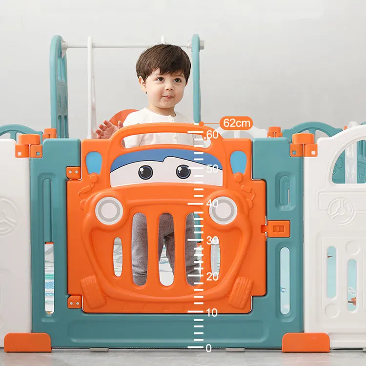 Winning Plastic Baby Play Pen Big Size Indoor Foldable Adult Baby Playpen Plastic Care Fence Indoor Large Size Baby Play Area