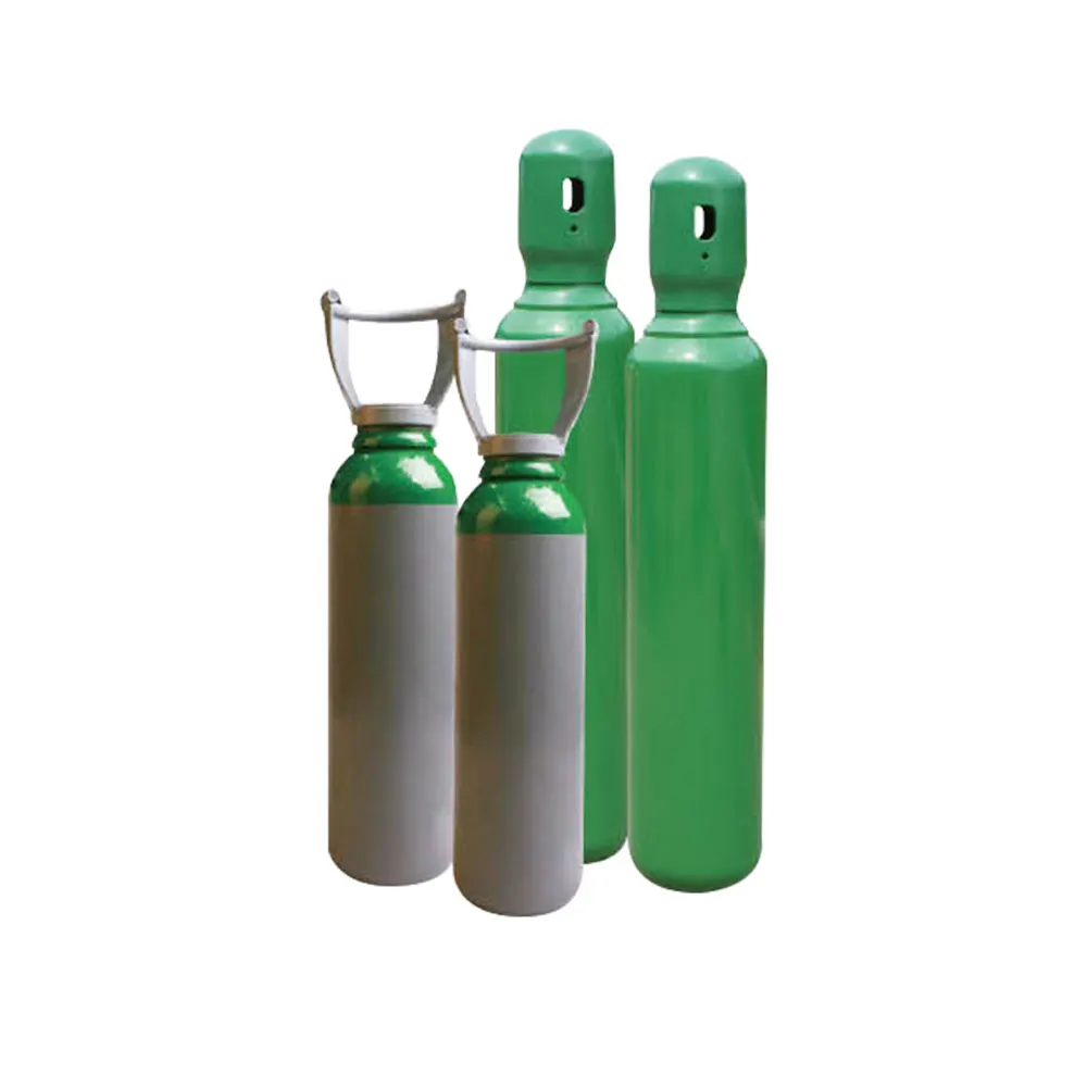 TPED Certificated 5Liter 10Liter 200bar Work Pressure Oxygen Cylinder Argon Cylinder With Vale For Industrial Use