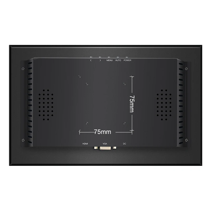 16 / 15.6 inch wall mounted metal snap Embedded square IPS 2K HD screen HMI VGA TFT industrial panel PC Wholesale price