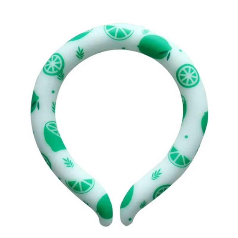 reusable neck cooling rings for outdoor sports Pcm neck cooling Belts for summer cooling Tpu Neck ice pipes