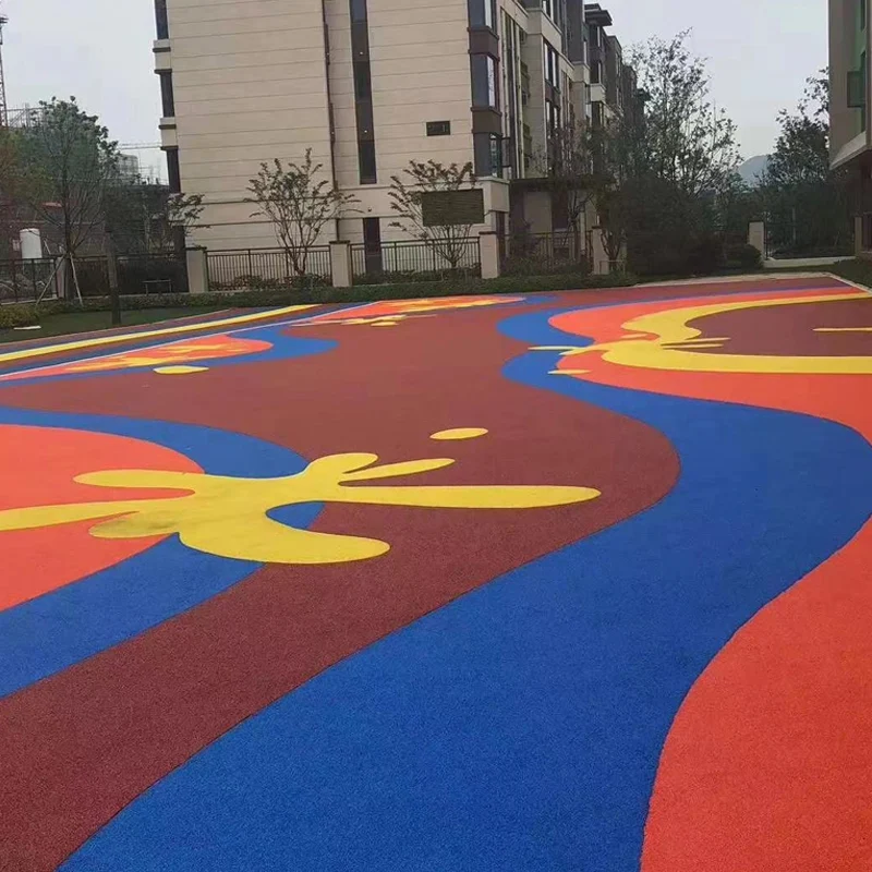 Wet pour EPDM SBR rubber granules surfacing epdm floor/tartan basketball rubber flooring for filling artificial grass