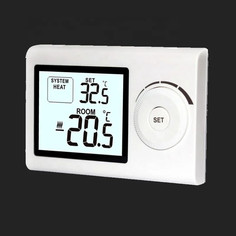 Manual Heating Wireless Radiator RF Room Thermostat