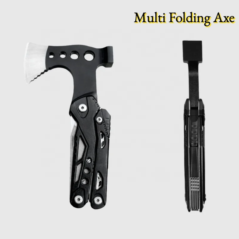 Многофункциональный портативный топор для переноски, охотничий стальной топор для пожара, топор для резки, многофункциональный топор с отверткой