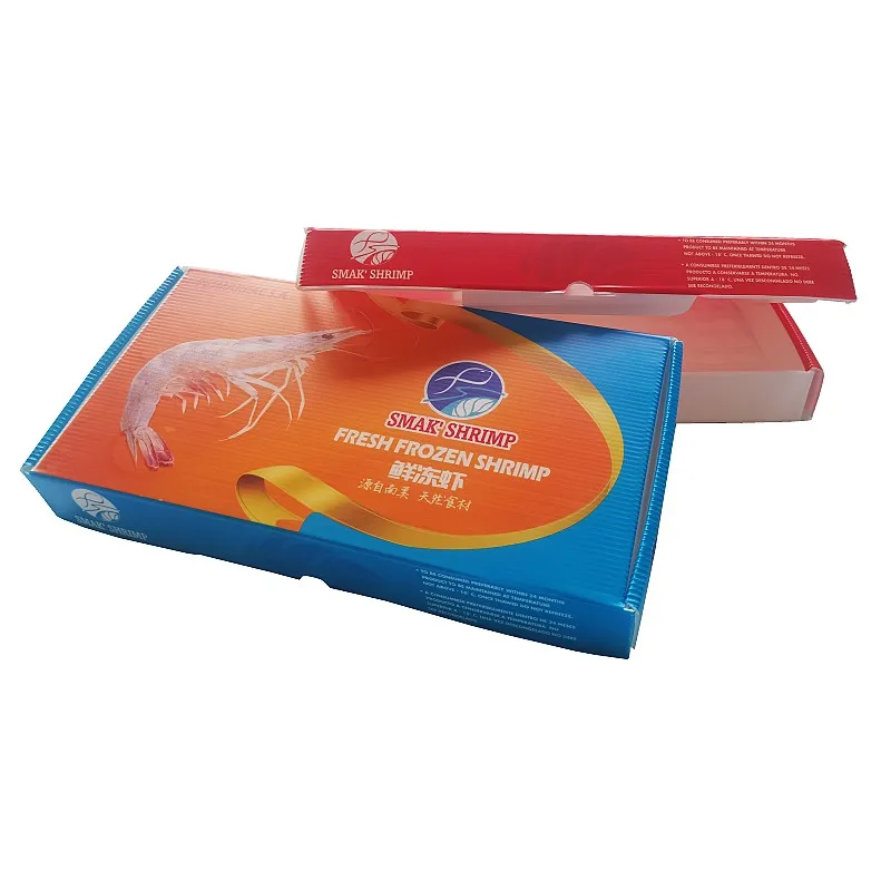 Corruone Seafood Box Corrugated Plastic Fish And Seafood Packing Box Waterproof PP Plastic Boxes for Frozen Fish