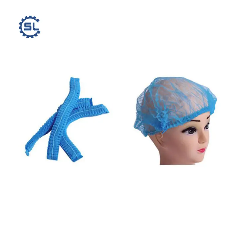 Disposable PP Non Woven Strip Clip Caps- Bouffant Hair Net Making Machine