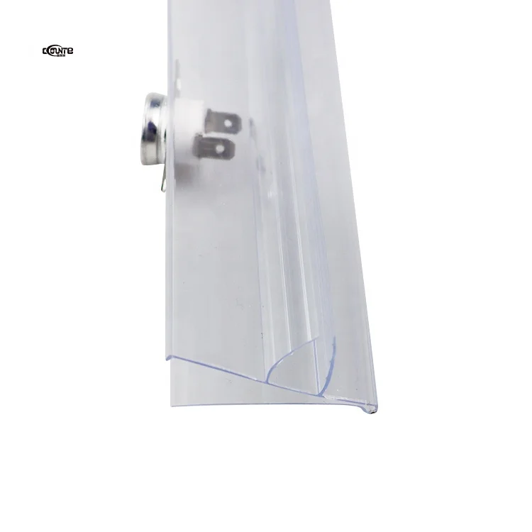 Custom Clear Display Plastic Pvc Shelf Talker Price Channel Tag Data Strip Ticket Label Holder For Metal Shelves