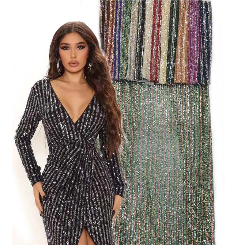 wholesale embroidery textile fabric Gold square sequins French Tulle Lace Fabric