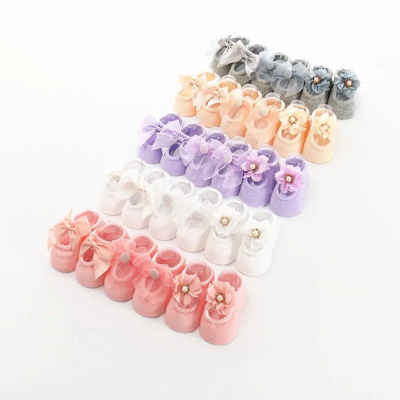 Детские носки для маленьких девочек хлопковые оптом новорожденных