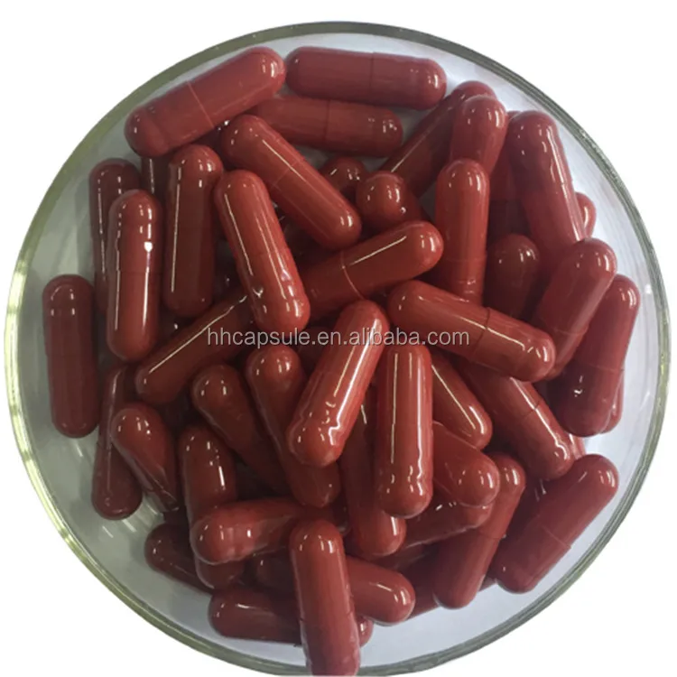 transparent empty hard gelatin capsule