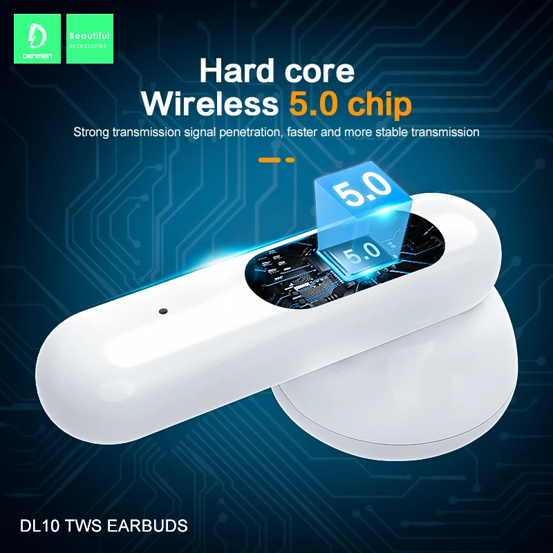 Free earbuds in ear headphone auricular inalambrico bt 5.0 tws wireless earphone for mobile phone