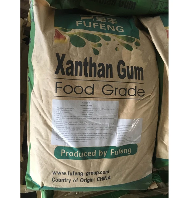
Fufeng food grade Xanthan Gum 80/200mesh 