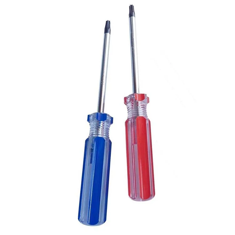 Premium T5 T6 T7 T8 T9 T10 T15 T20 T25 T27 T30 Magnetic Tip Star Security Transparent Handle Torx Screwdriver