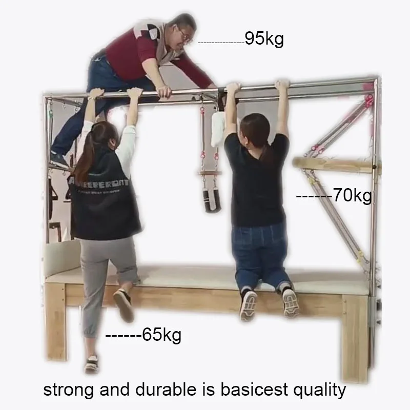 or sale studio home yoga body sculpting foldable portable wood pilates reformer bed