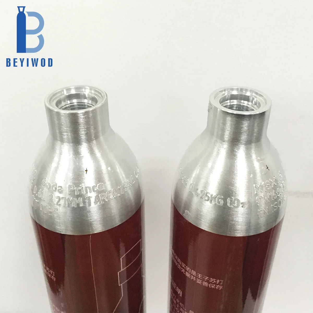 Food Grade Aluminium Soda C02 Gas 0.6l Soda Cylinders Co2 Cartridge for Soda Maker