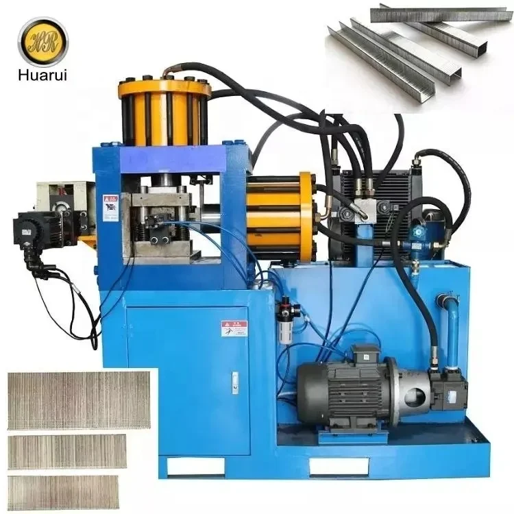 Wooden Staples Making Machine making Pin Metal/Hardwood floor staple Sofa Nail Forming Machine F T Straight Brad Nail Machine